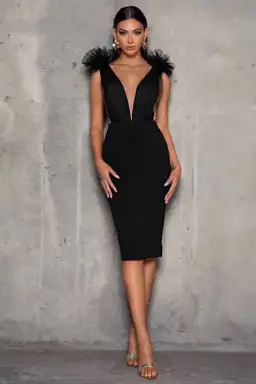 Elle Zeitoune Alison Dress Black Size 14 for rent on The Volte - image 1