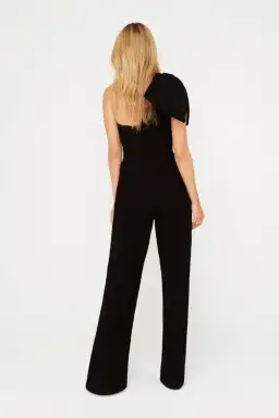 Sheike Fairmont One Shoulder Jumpsuit Black Size 14 for rent on The Volte - image 2