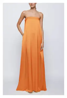 ANNA QUAN Delfina Maxi Dress Kumquat Orange 8 for rent on The Volte - image 1