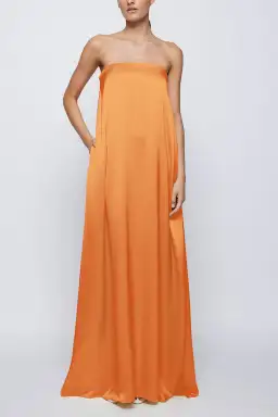 ANNA QUAN Delfina Maxi Dress Kumquat Orange 8 for rent on The Volte - image 3