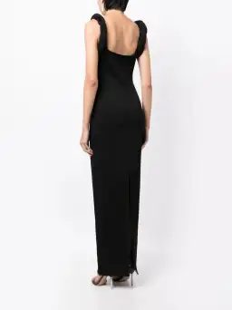 Rachel Gilbert Rosetta Gown in Black Size 10 for rent on The Volte - image 2