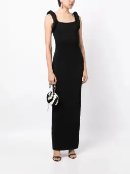 Rachel Gilbert Rosetta Gown in Black Size 10 for rent on The Volte - image 1