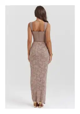 House of CB Robyn Corset and Vesper Maxi Skirt Set Mushroom Size XS/ AU 6 for rent on The Volte - image 3