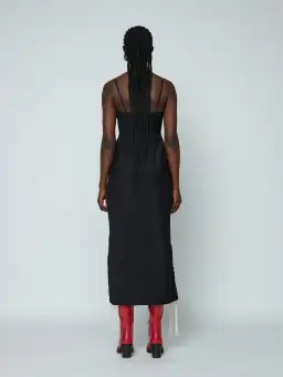 Wynn Hamlyn Macramé Maxi Dress Black Size 14 for rent on The Volte - image 4