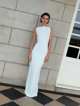 Effie Kats Verona Gown In Ice Blue Size S / AU 8 for rent on The Volte - image 1