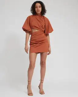 Tojha Celia Mini Dress Sienna Size AU 8 for rent on The Volte - image 1