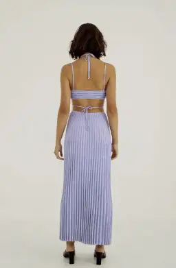 Sovere Abicus Knit Dress in Pale Peri Purple Size S / AU 8 for rent on The Volte - image 2