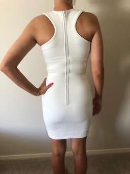 Shakuhachi Printed Neoprene Mini Dress