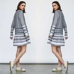 Cecilie Copenhagen O Long sleeve Tapestry Print Dress One Size for rent on The Volte - image 1