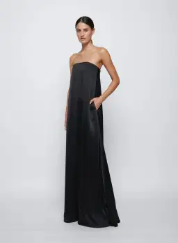 Anna Quan Delfina Maxi Dress Black Ink Size 8 for rent on The Volte - image 6