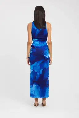 Kookai Rosalia Dress Blue Floral Size 8 for rent on The Volte - image 3