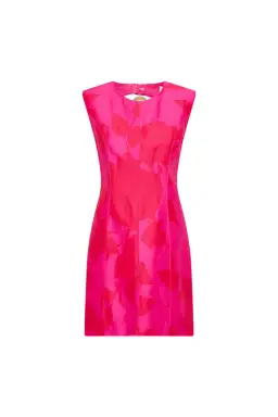 Aje Cove Pendant Mini Dress Pink Red Print Size 16 for rent on The Volte - image 3