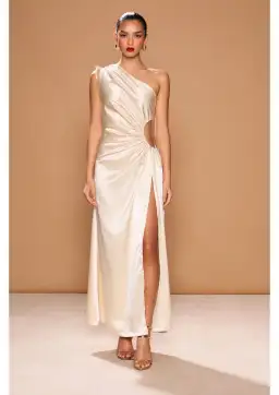 Sonya Moda Nour Maxi Dress In Ocean Pearl Size AU 6  for rent on The Volte - image 1