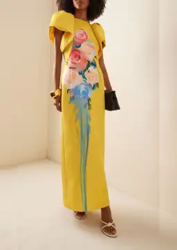 Leo Lin Lucinda Maxi Dress in Bouquet Print Size 10 for rent on The Volte - image 1