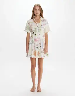 JAG Winona Flaneuse Corset Dress Print Size 14 for rent on The Volte - image 3