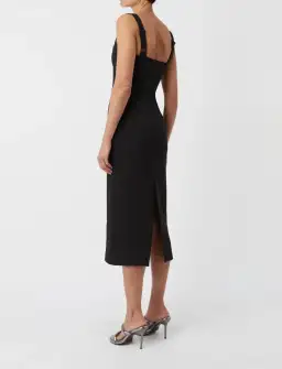 Camilla And Marc Ilona Midi Dress Black Size 12 for rent on The Volte - image 5