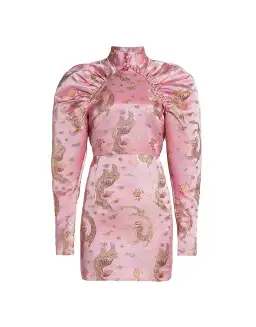Rotate Birger Christensen Kim Dress Orchid Pink Size 10 for rent on The Volte - image 4
