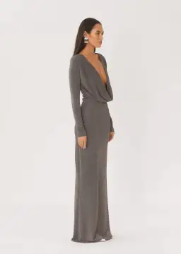 Arcina Ori Jen Dress Grey Size 8 for rent on The Volte - image 5