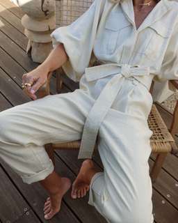 Shona Joy Eames Balloon sleeve jumpsuit