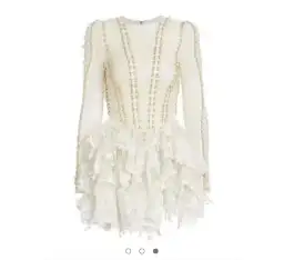 Zimmermann Coaster Corset Laced Dress in Natural Size 0/ Au 8 for rent on The Volte - image 4