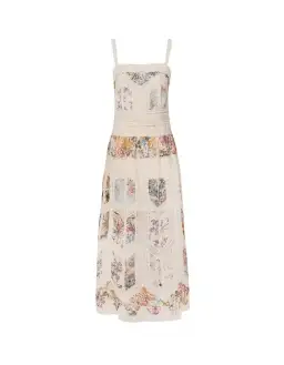 Zimmermann Halliday Lace Trim Slip Dress in Spliced Size 0/ AU 8