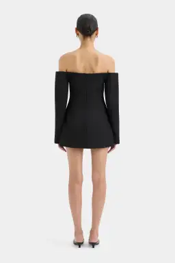 Sir the Label Sandrine Tailored Mini Dress in Black Size 10 for rent on The Volte - image 3