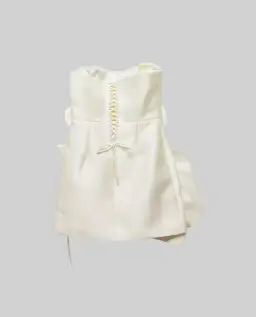 Sierra Darien  Voluminous Flower Design Dress Ivoire Size 10  for rent on The Volte - image 2