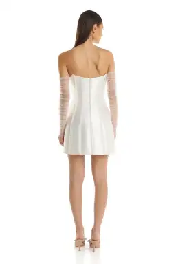 Eliya The Label Kayla Mini Dress White Size S / AU 8 for rent on The Volte - image 3