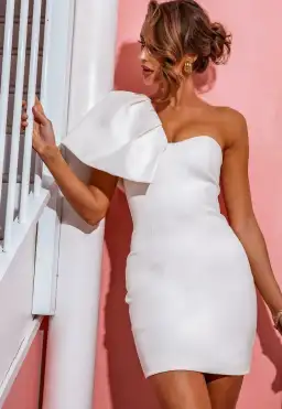 Bianca and Bridgett Juliet Mini Dress White Size 8 for rent on The Volte - image 2