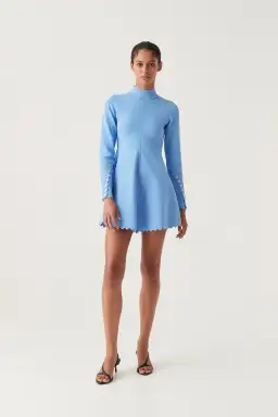 Aje Harmony Knit Mini Dress Black Size S / AU 8