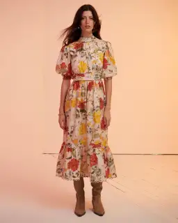 Kate Ford Dahlia Eyelet Gown Floral Size 10