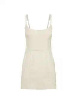 Camilla & Marc Malla Mini Dress in Cream Size AU 10 for rent on The Volte - image 4