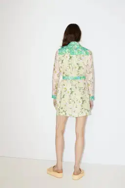 Alemais Kenzie Long Sleeve Shirt Dress Multi Size AU 6 for rent on The Volte - image 2