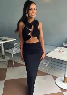 Christopher Esber Venus Tank Dress Black Size 8 for rent on The Volte - image 4