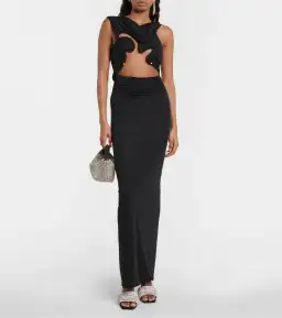 Christopher Esber Venus Tank Dress Black Size 8 for rent on The Volte - image 1