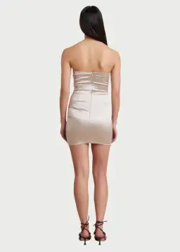 Bec & Bridge Heather Mini Dress Champagne Size 8 for rent on The Volte - image 3