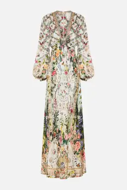 Camilla Renaissance Romance U-Ring Cut Out Dress Size 8 and Small Canvas Clutch for rent on The Volte - image 9