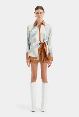 Sir The Label Sorrento Shirt Dress Multi Size 8  for rent on The Volte - image 1