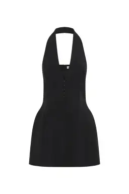 Camilla & Marc Petra Mini Dress Black Size 4 for rent on The Volte - image 4