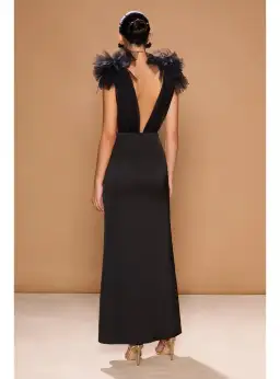 Sonya Moda Como Gown Noir Size AU 10 for rent on The Volte - image 3