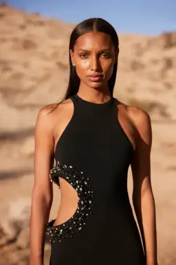 Cult Gaia Katina Midi Dress Black Size 8 for rent on The Volte - image 4