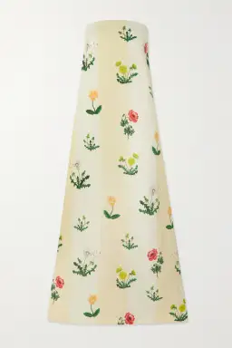 Oroton Poppy Print Gown Cream Floral 10  for rent on The Volte - image 10