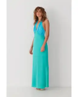 The Wolf Gang Oahu Slip Dress Aquamarine Size AU 8 for rent on The Volte - image 3
