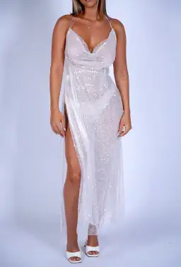 Sisters The Label White Kinsey Gown White One Size for rent on The Volte - image 3