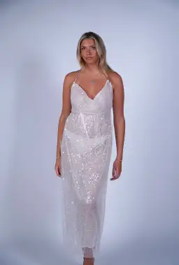 Sisters The Label White Kinsey Gown White One Size for rent on The Volte - image 1