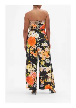 Camilla Secret History Tie Waist Strapless Jumpsuit Floral Size M/ AU 12 for rent on The Volte - image 5