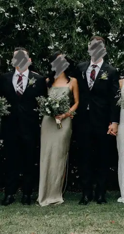 Bec & Bridge The Dreamer Tie Maxi Dress Green Size 6 for rent on The Volte - image 6