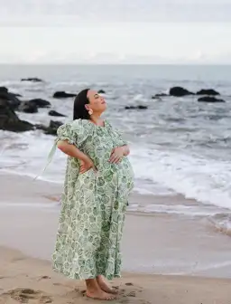 Odet Seashell Gown Pistachio Size 12 for rent on The Volte - image 3