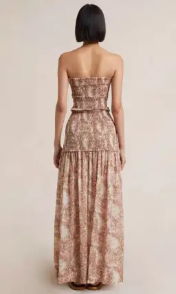 Bec & Bridge Gloria Maxi Dress in Brown Size 10 for rent on The Volte - image 4