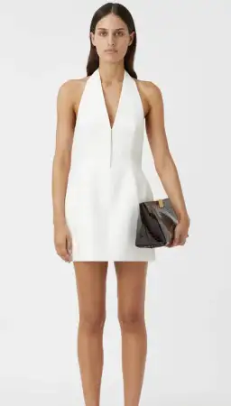 Camilla and Marc Petra Mini Dress Cream Size 8 for rent on The Volte - image 2